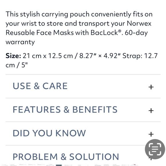 Norwex Counter Cloth Napkins Set of 4 and Wristlet NWT - Picture 6 of 15